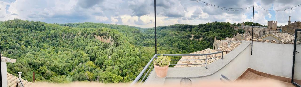 La Casa Sui Tetti -Calcata Apartment Екстериор снимка